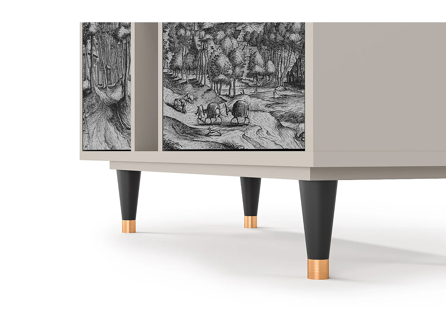 Buffet - 94х96х41 cm - BS5 - Rusticorum, Sable