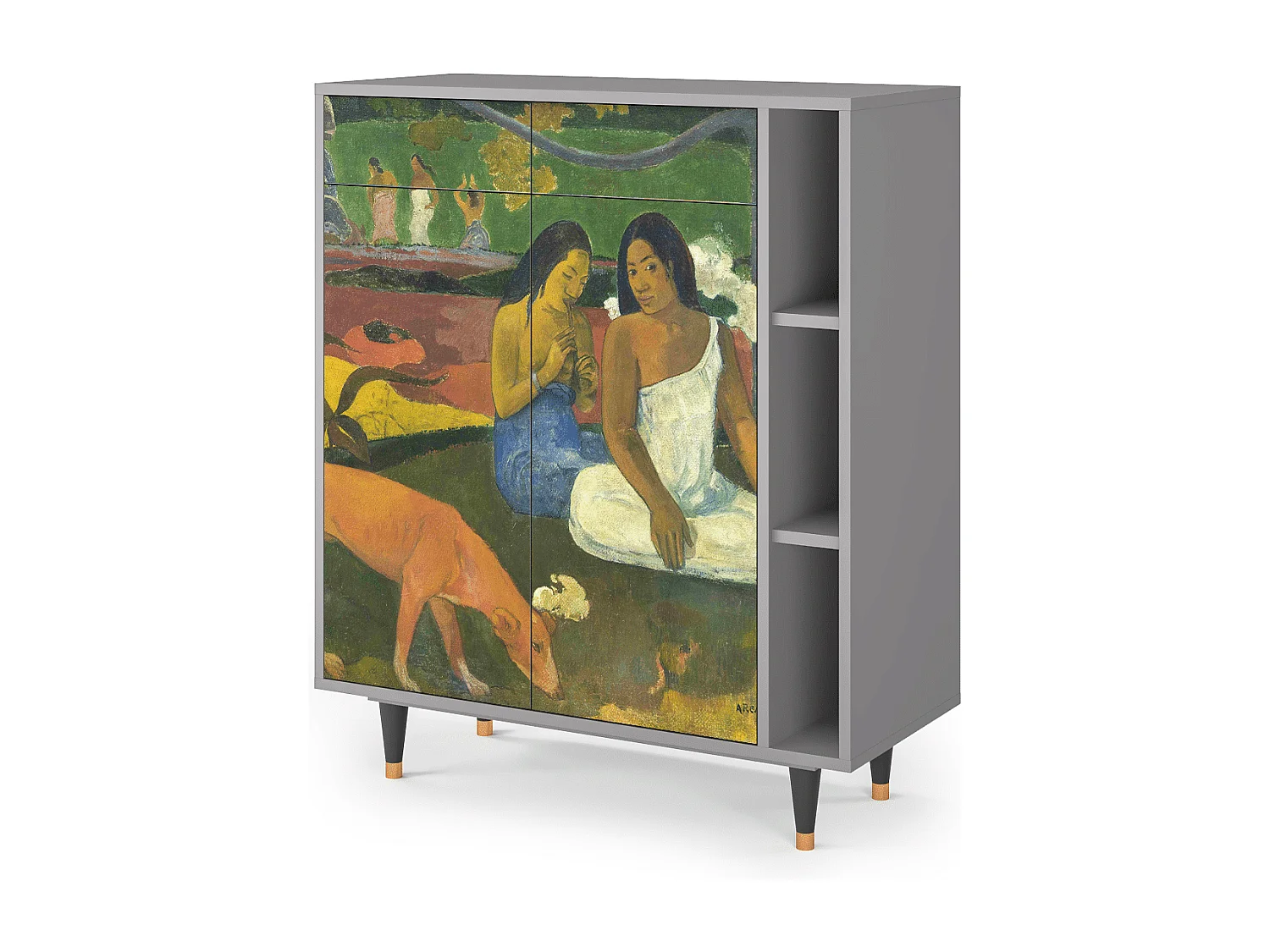 Kredens - 96х110х41 cm - BS6 - Arearea , Szary