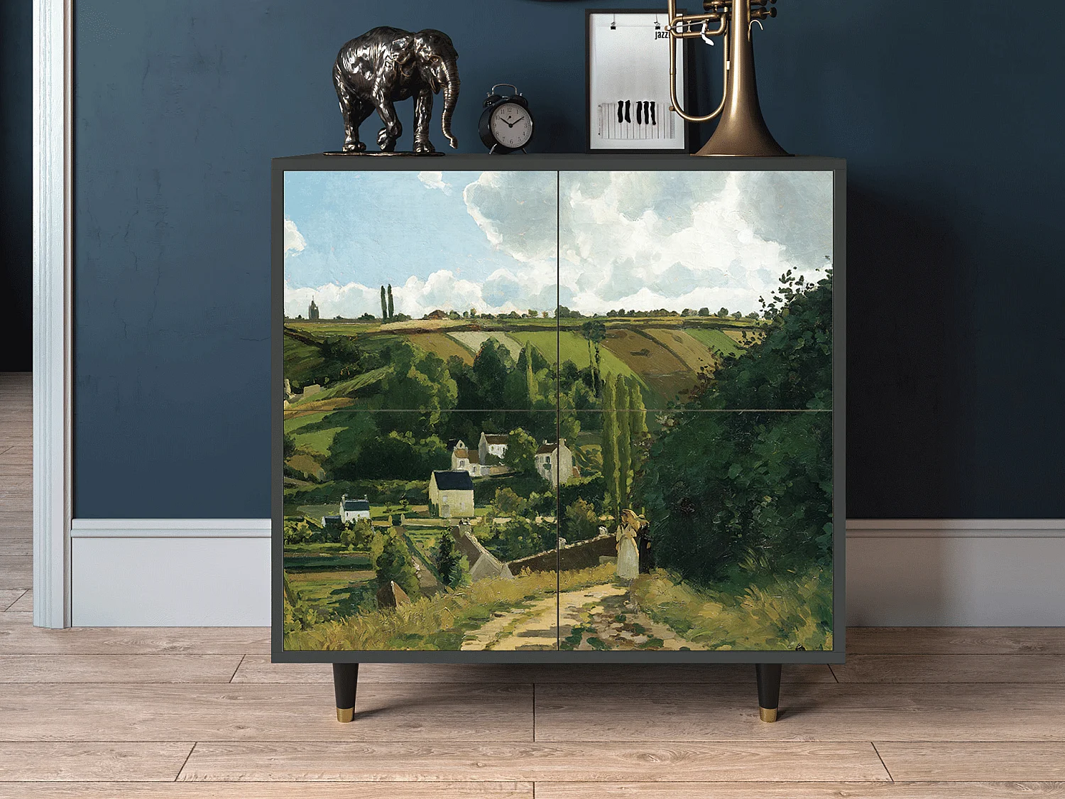 Sideboard - 94x96x48 cm - BS3 - Jalais Hill by Pissarro, Anthrazit