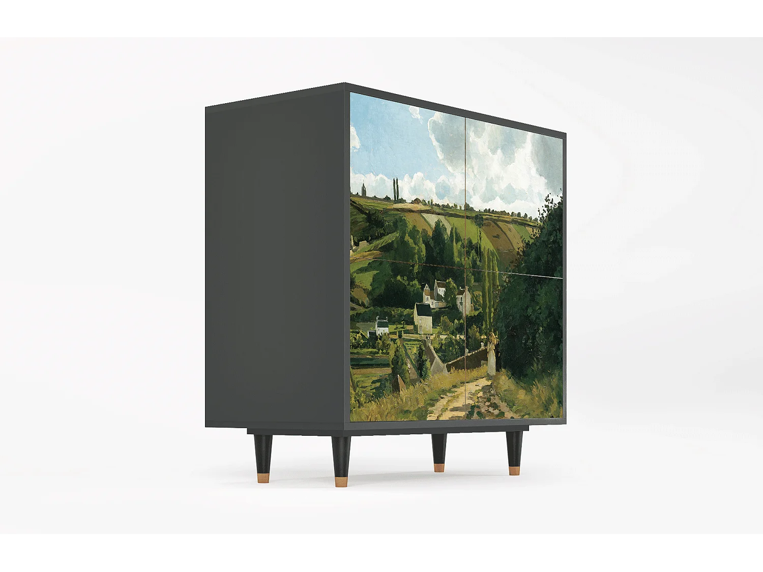 Sideboard - 94x96x48 cm - BS3 - Jalais Hill by Pissarro, Anthrazit