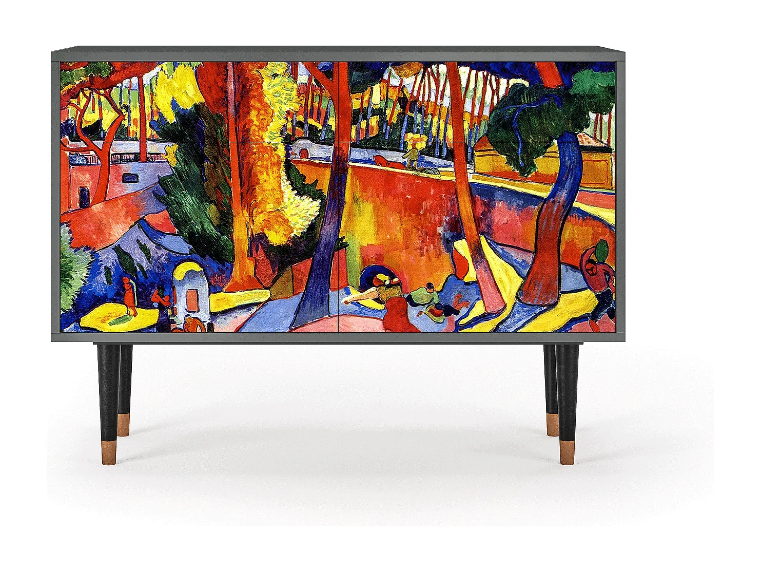 Credenza - 115x85x48 cm - BS4 - The Turning Road, Antracite