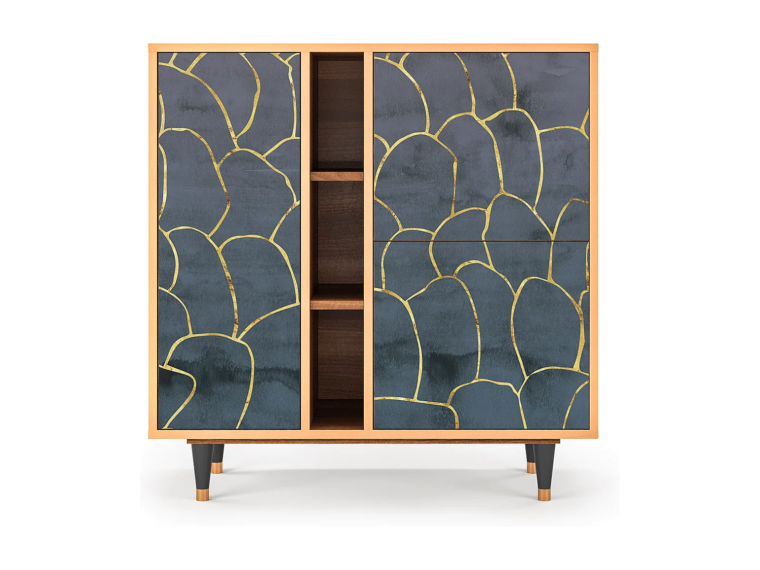 Buffet - 94х96х41 cm - BS5 - Blue Lagoon, Noyer