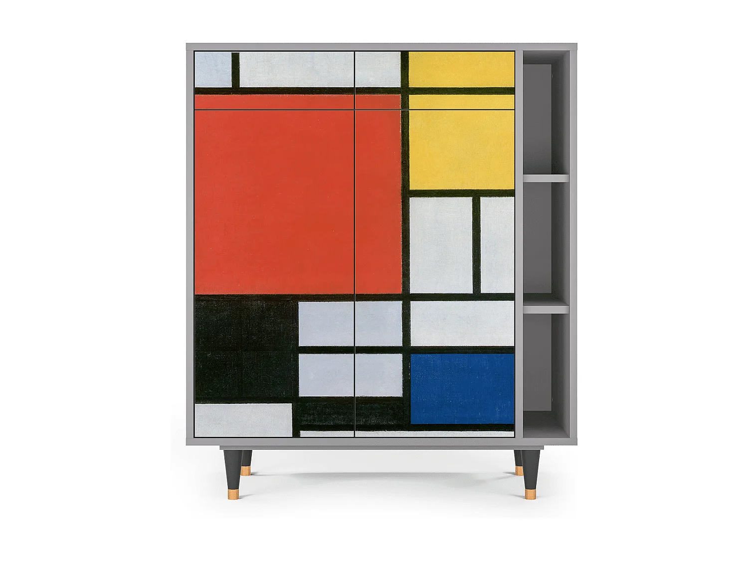 Buffet - 96х110х41 cm - BS6 - Composition, Gris