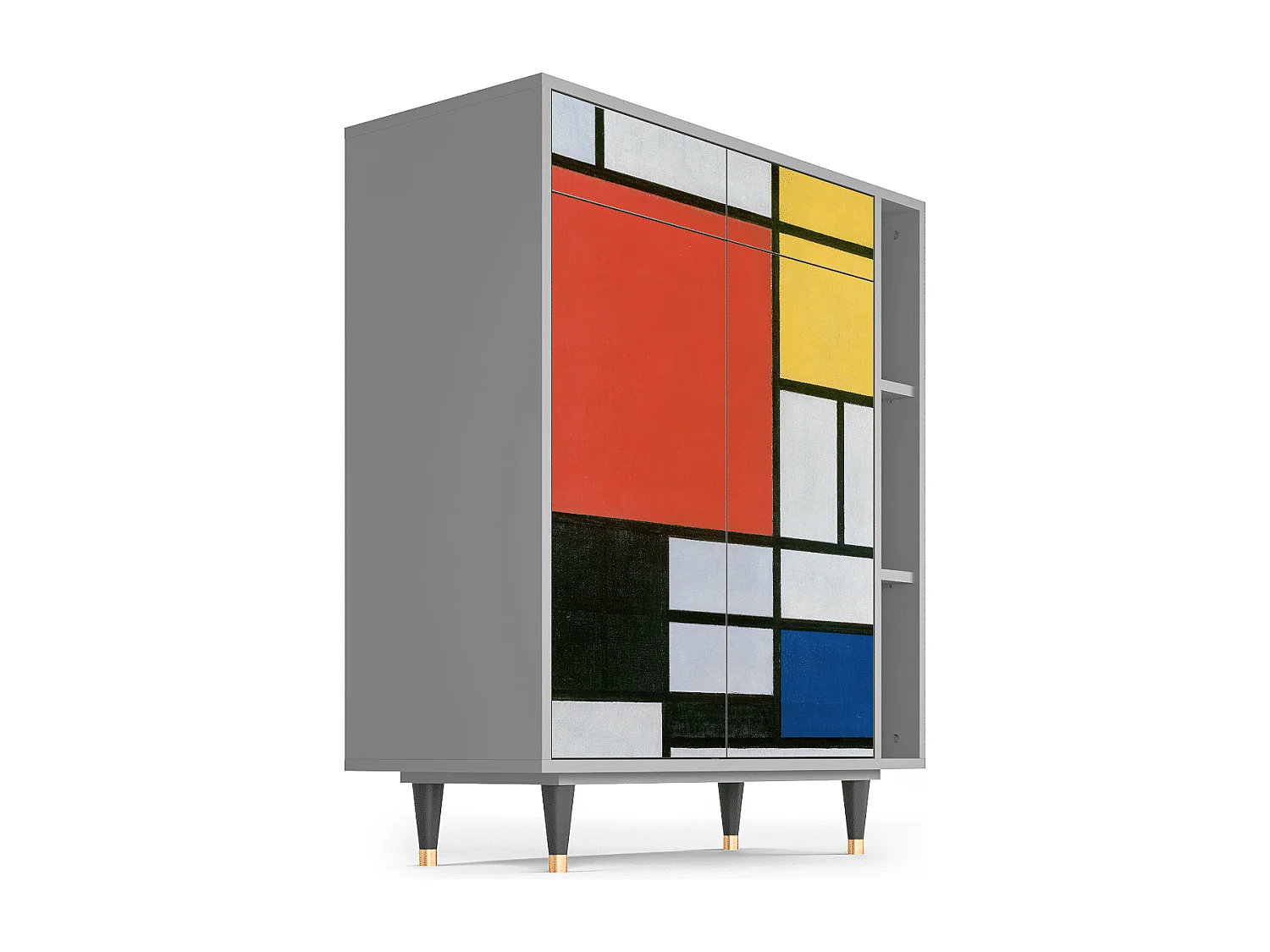 Credenza - 96х110х41 cm - BS6 - Composition, Grigio