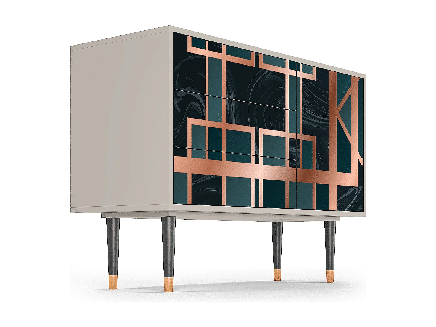 Buffet - 115х84х41 cm - S3 - Emerald Metro, Sable