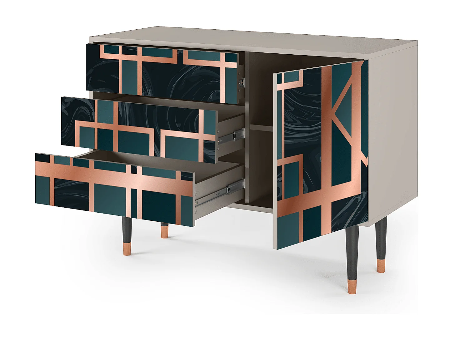 Credenza - 115х84х41 cm - S3 - Emerald Metro, Sabbia