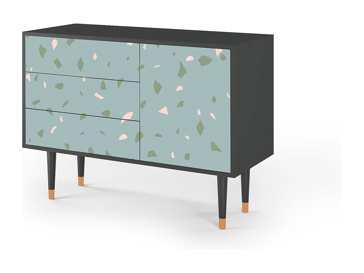 Buffet - 115х84х41 cm - S3 - Blue Drops, Anthracite