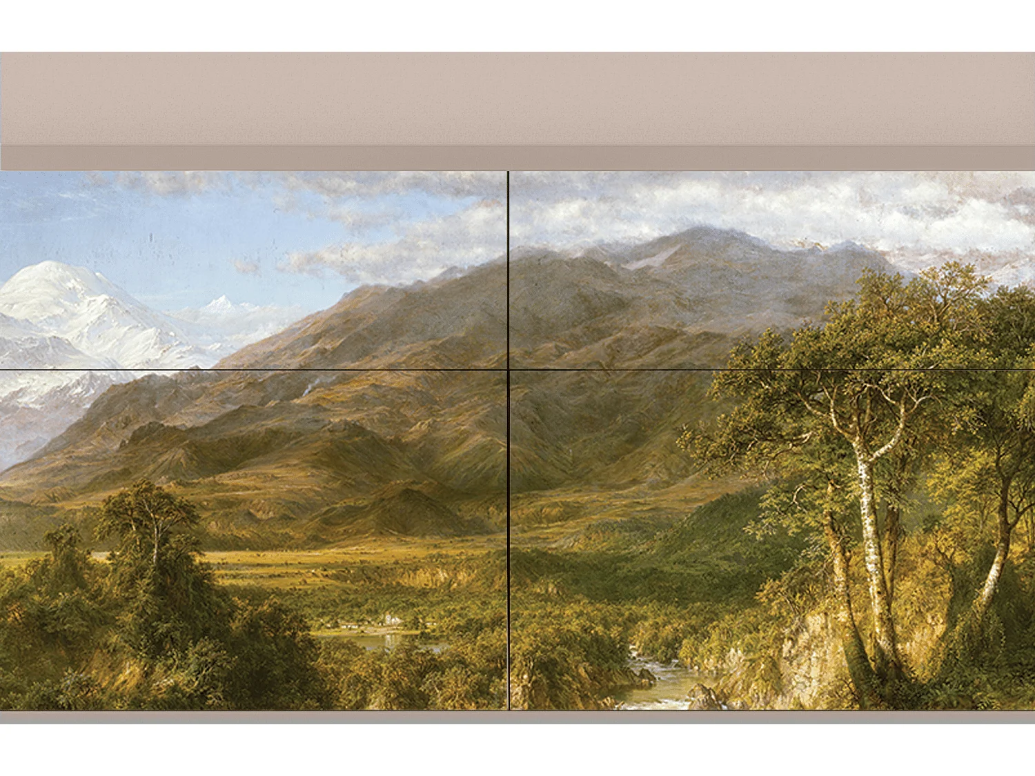 Buffet - 115x85x48 cm - BS4 - The Heart of the Andes , Latte