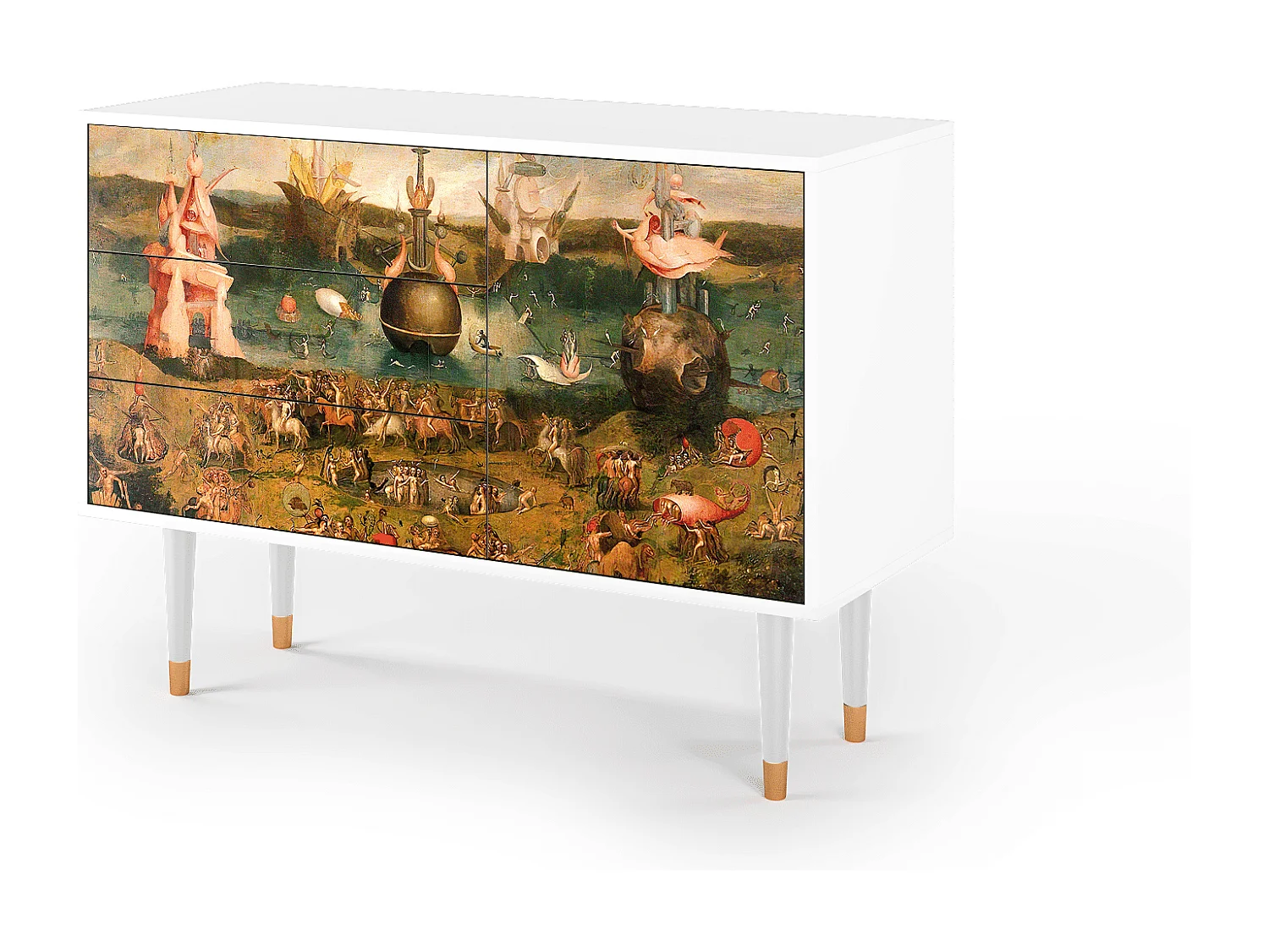 Kredens - 115х84х41 cm - S3 - Garden of Delights , Biały