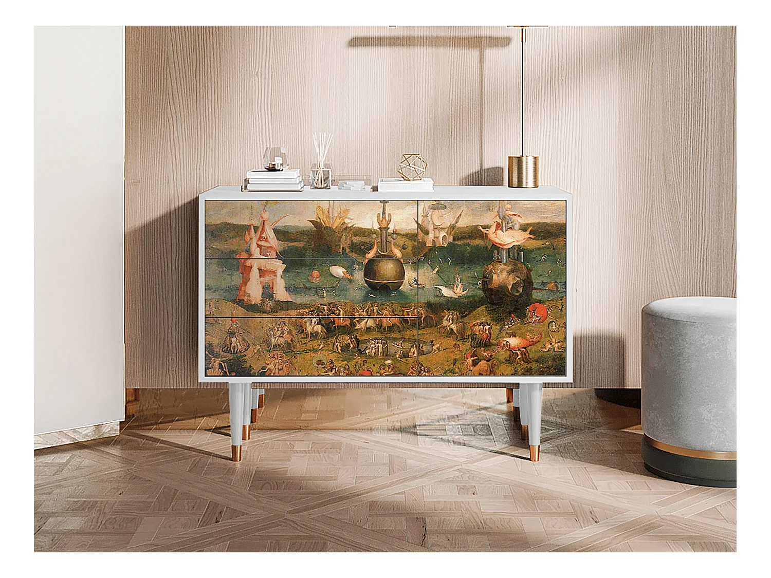 Buffet - 115х84х41 cm - S3 - Garden of Delights , Blanc