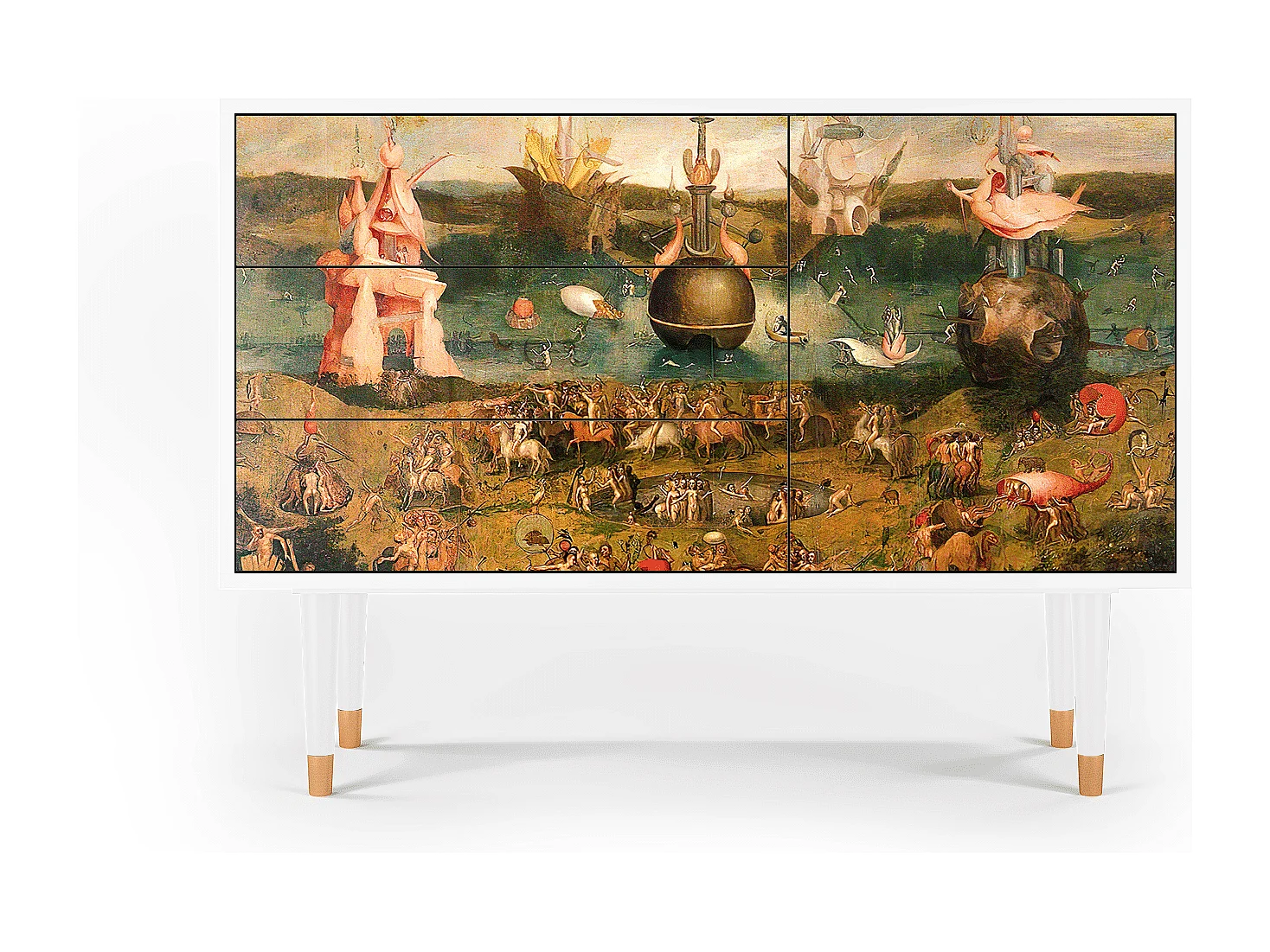 Buffet - 115х84х41 cm - S3 - Garden of Delights , Blanc