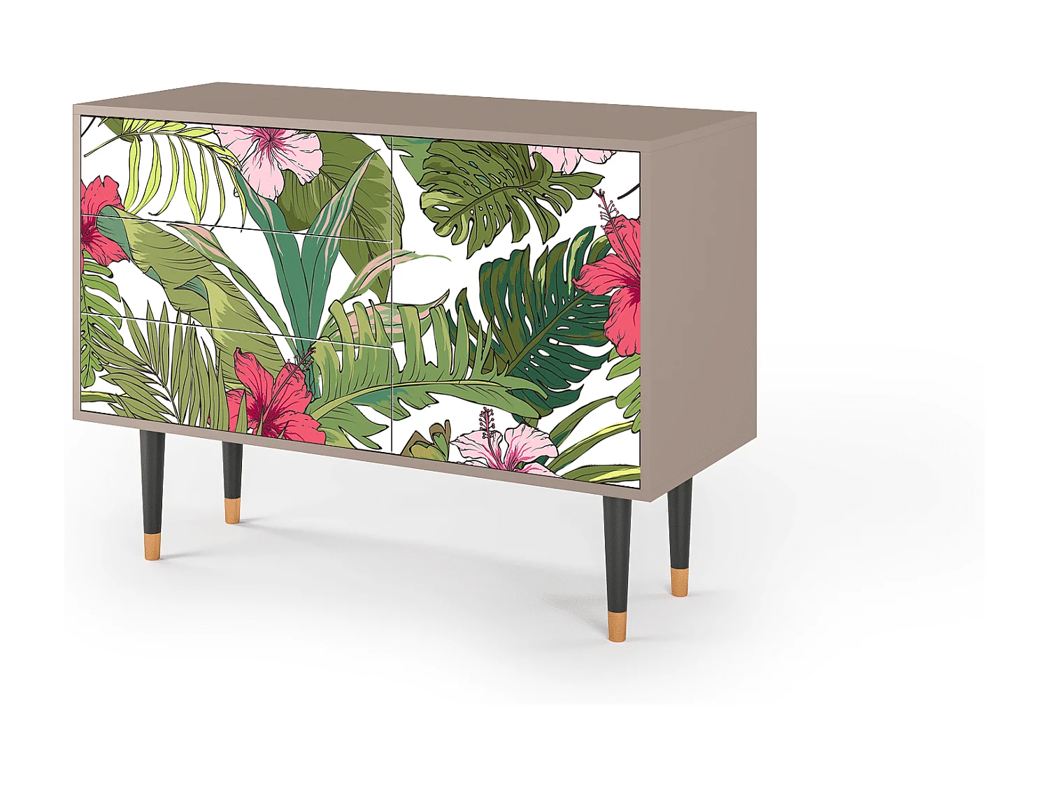 Credenza - 115х84х41 cm - S3 - Verdant Tropics, Latte