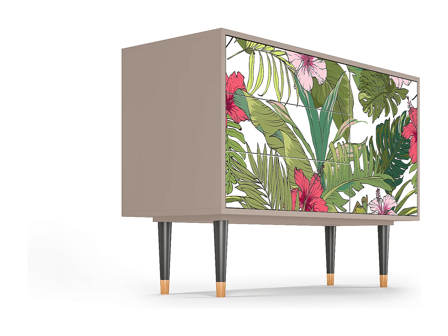 Credenza - 115х84х41 cm - S3 - Verdant Tropics, Latte