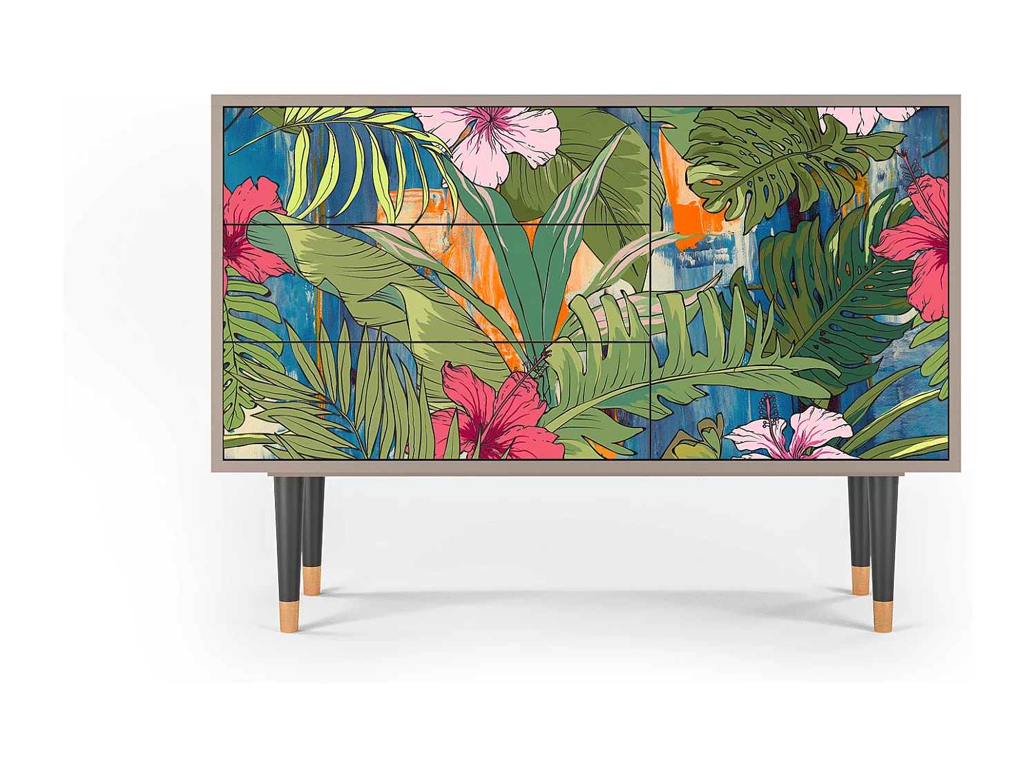 Credenza - 115х84х41 cm - S3 - Verdant Tropics, Latte