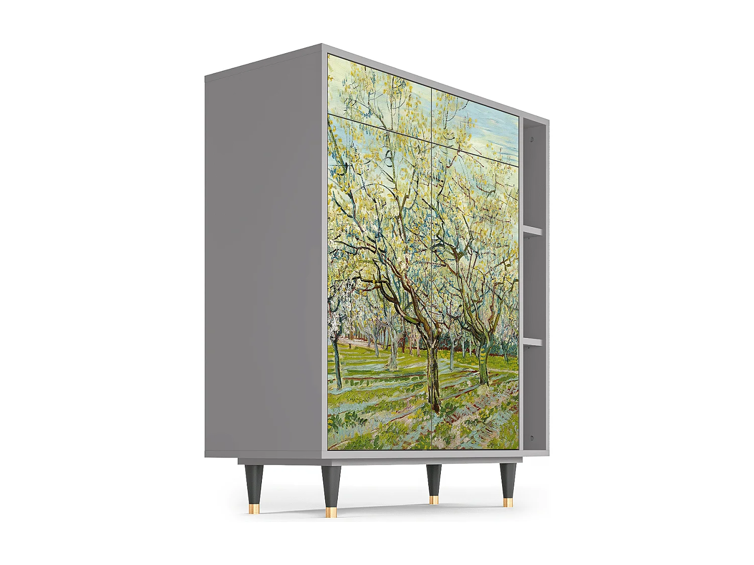 Credenza - 96х110х41 cm - BS6 - The Bianco Orchard, Grigio