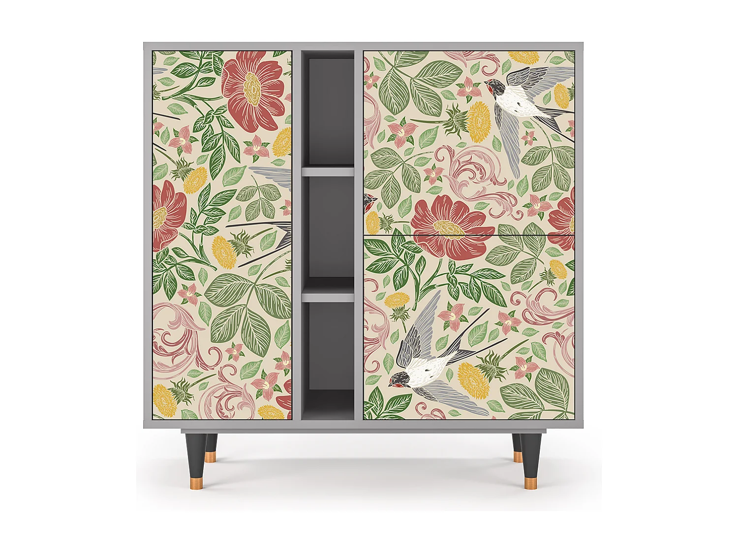 Credenza - 94х96х41 cm - BS5 - Spring Swallow, Grigio