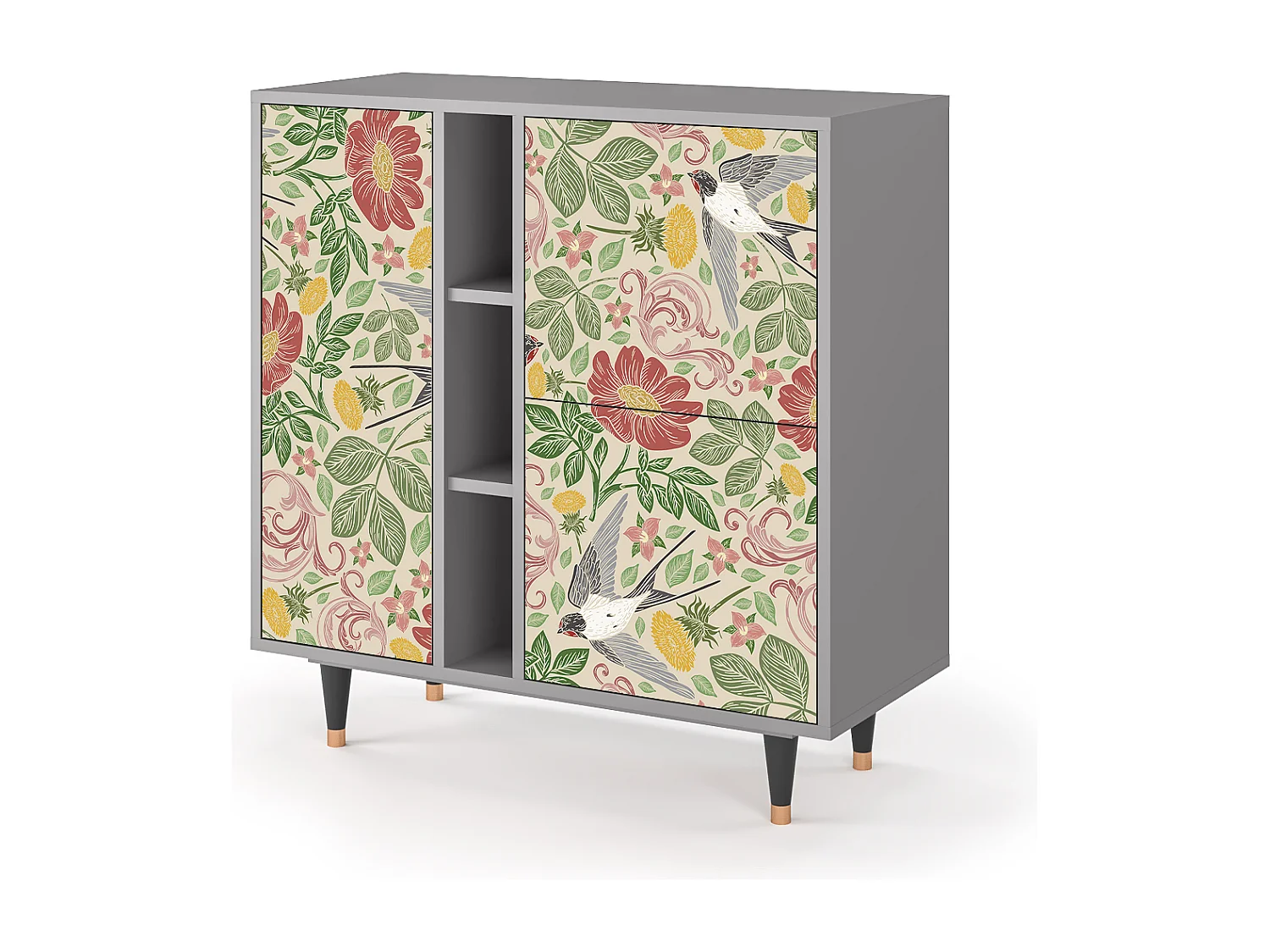 Credenza - 94х96х41 cm - BS5 - Spring Swallow, Grigio