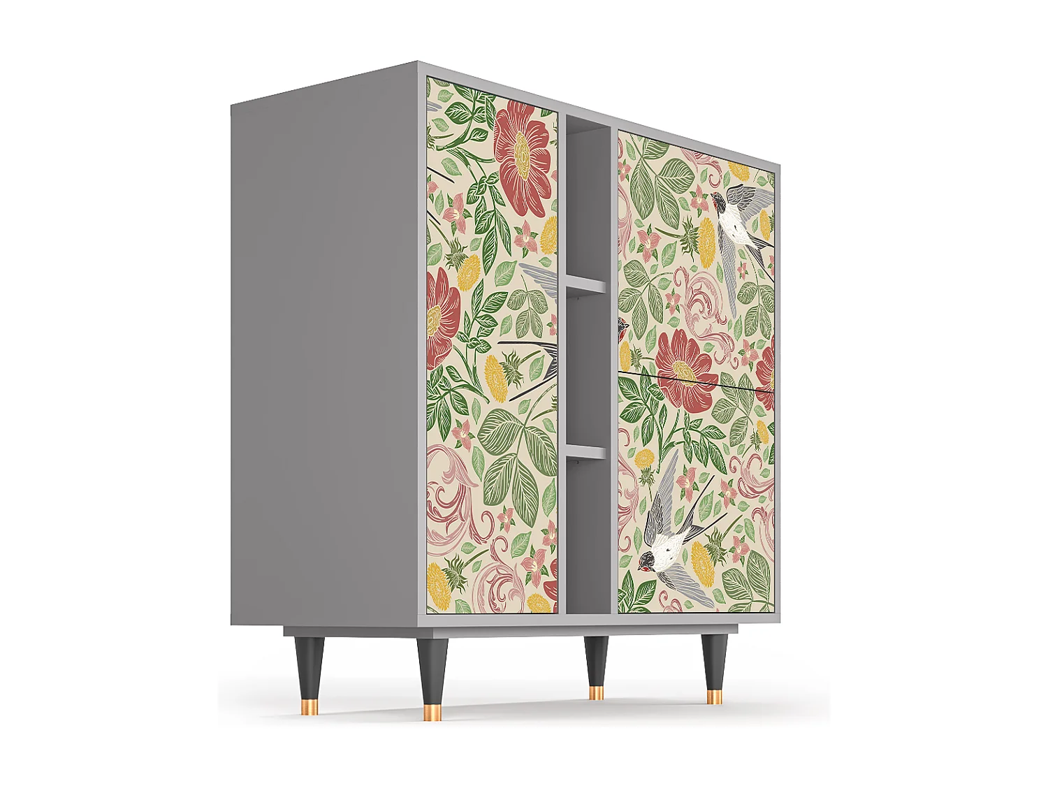 Credenza - 94х96х41 cm - BS5 - Spring Swallow, Grigio