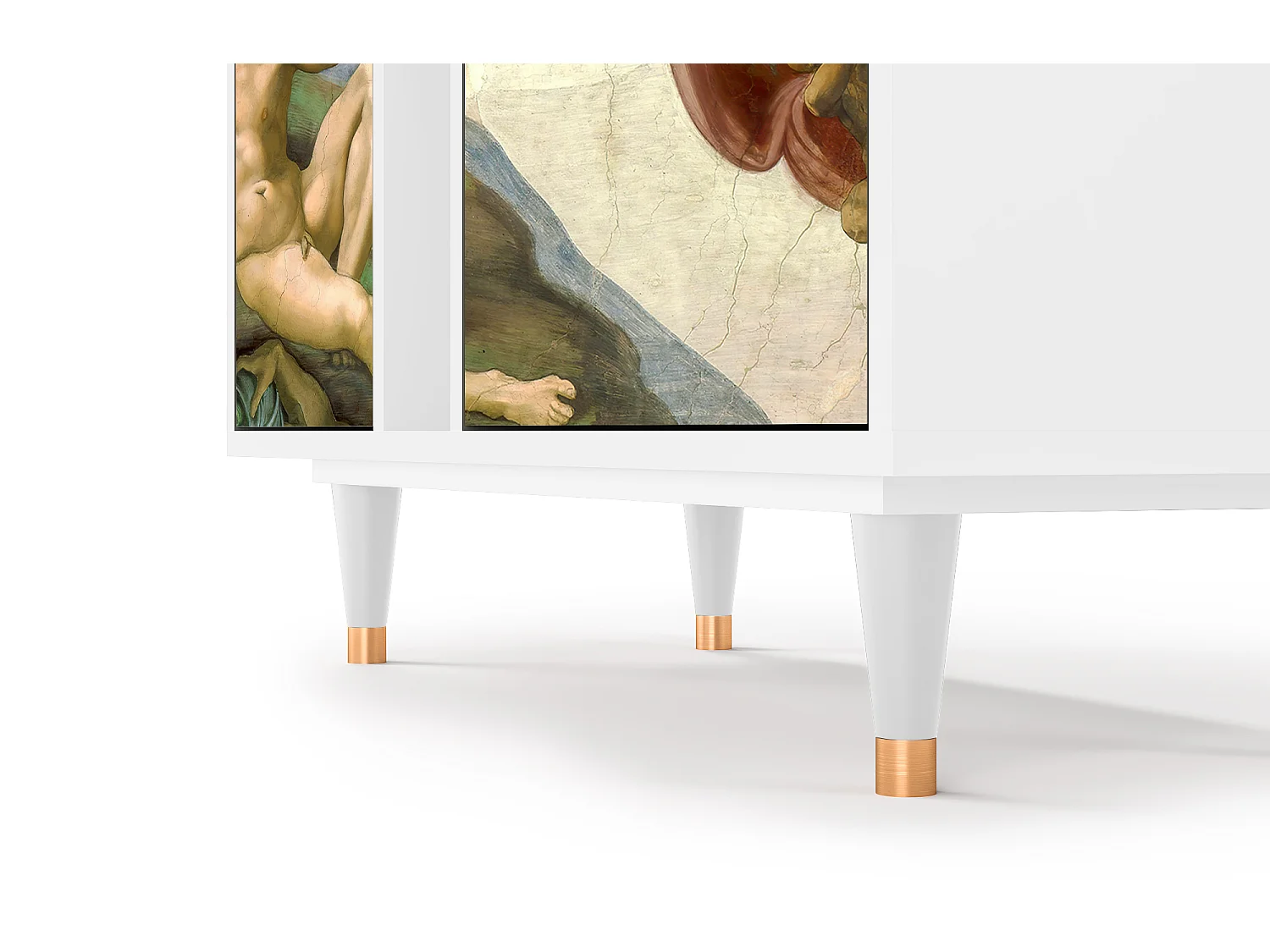 Aparador - 94х96х41 cm - BS5 - The Creation of Adam, Branco
