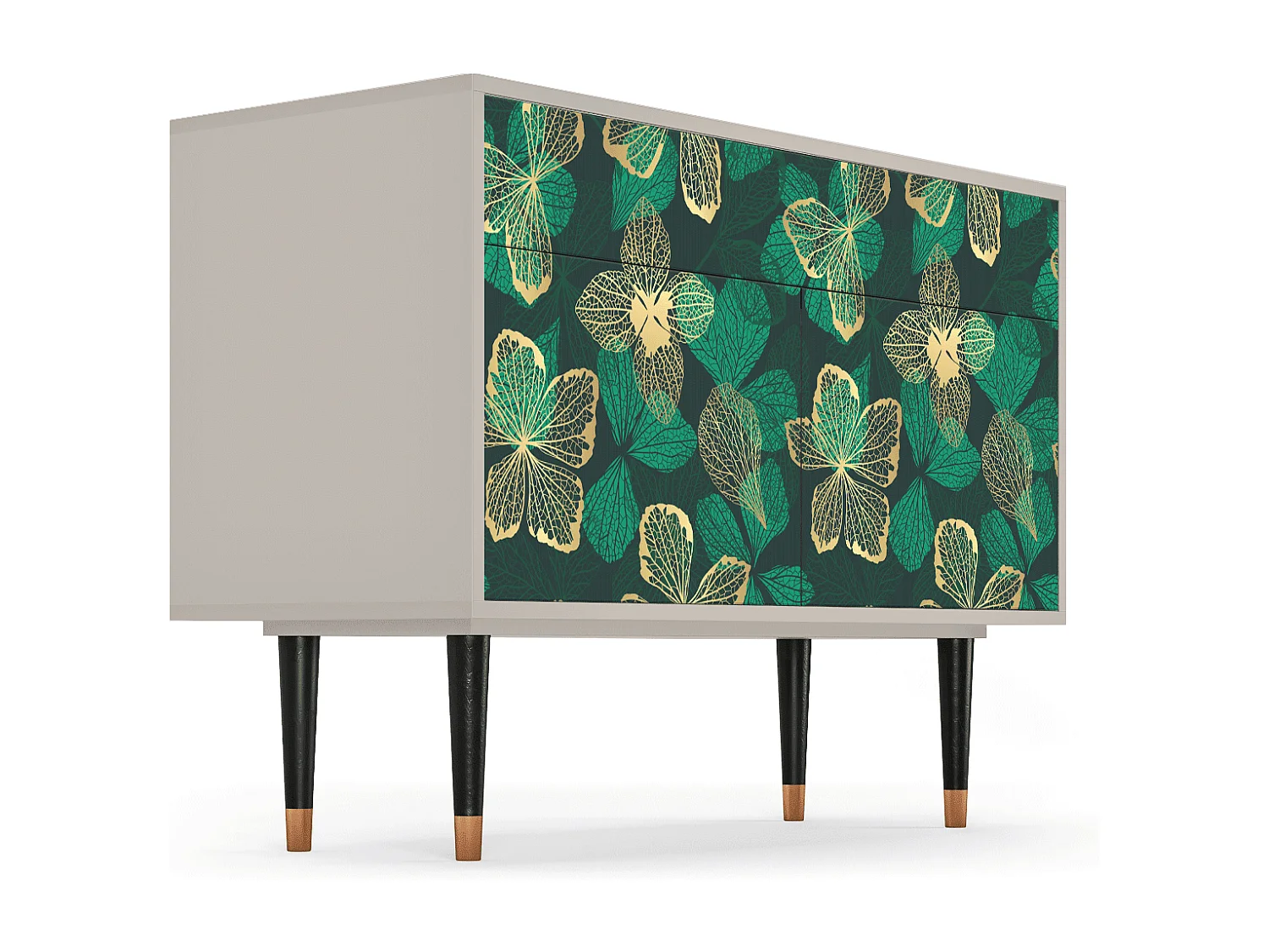 Buffet - 115x85x48 cm - BS4 - Green Flower, Sable