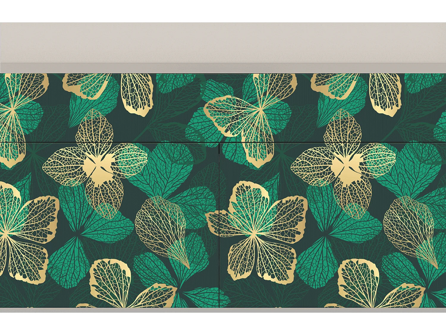 Buffet - 115x85x48 cm - BS4 - Green Flower, Sable