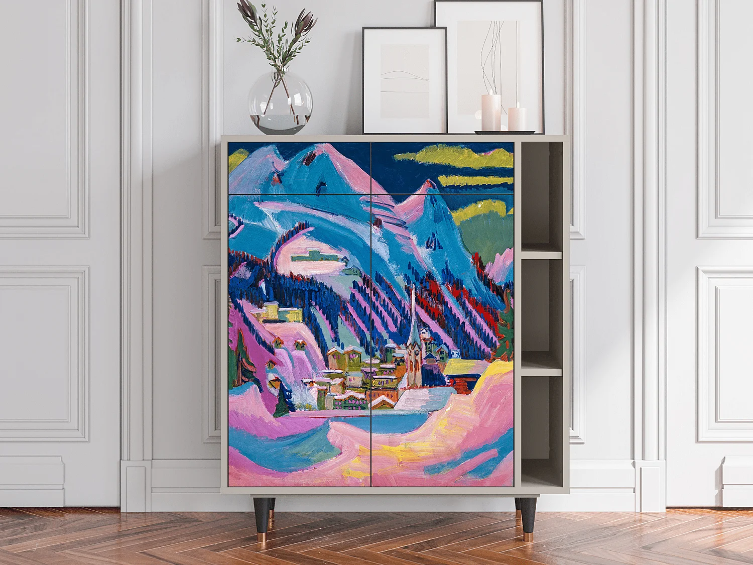 Aparador - 96х110х41 cm - BS6 - Davos Winter, Arena