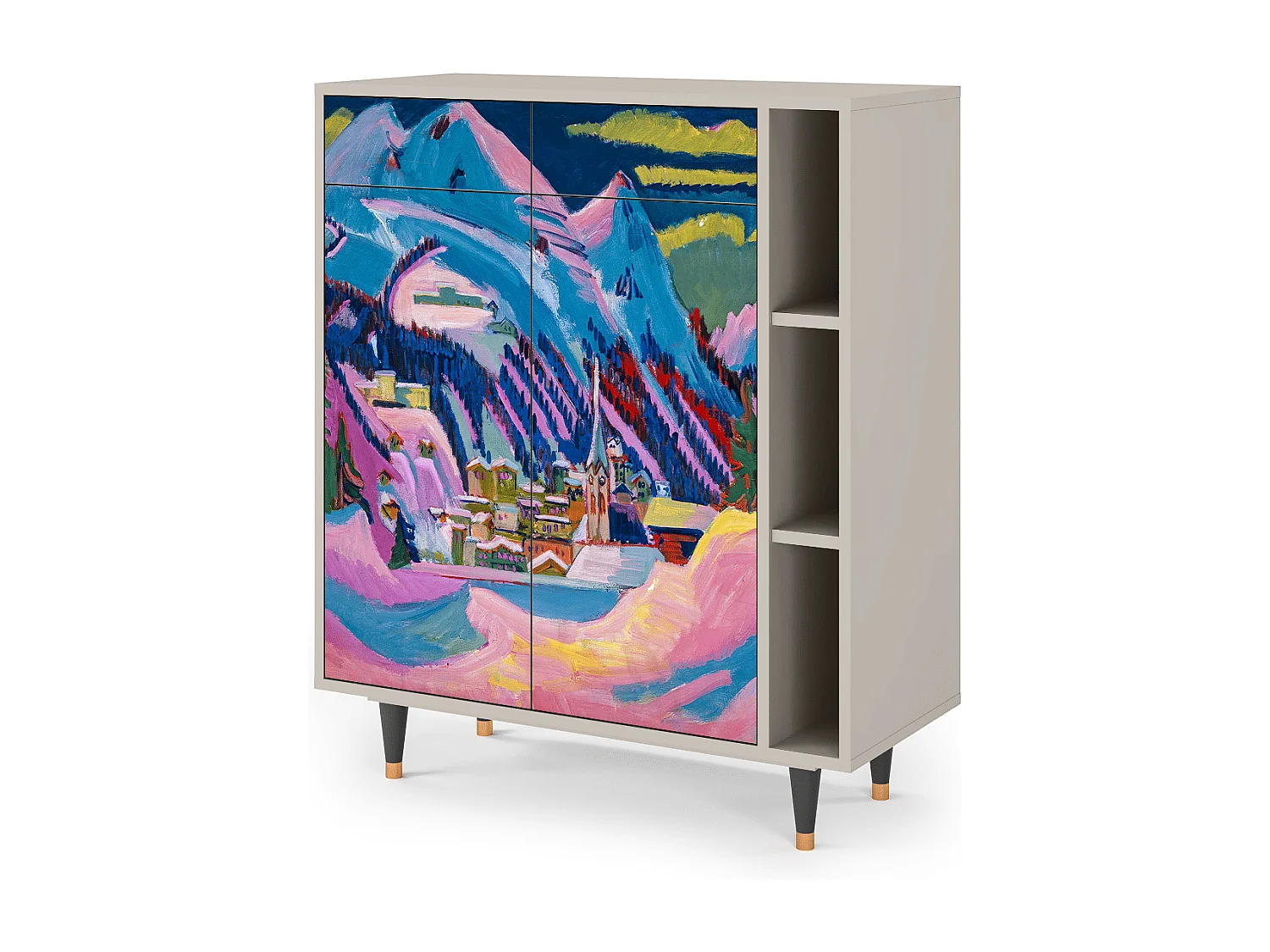 Aparador - 96х110х41 cm - BS6 - Davos Winter, Arena