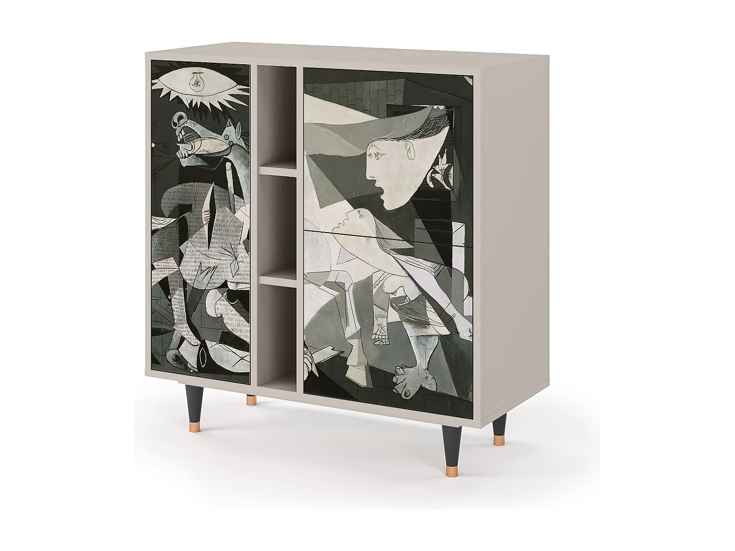 Buffet - 94х96х41 cm - BS5 - Guernica by Picasso, Sable