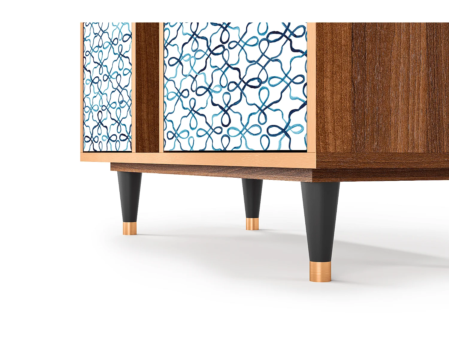 Sideboard - 94х96х41 cm - BS5 - Marine Strings, Walnuss