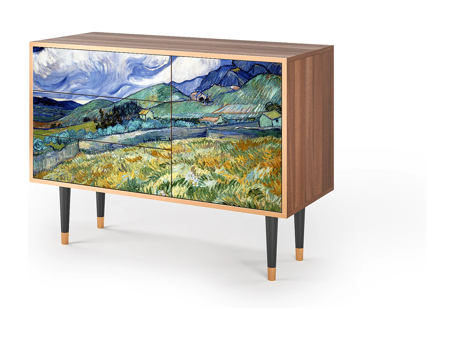 Credenza - 115х84х41 cm - S3 - Landscape, Noce
