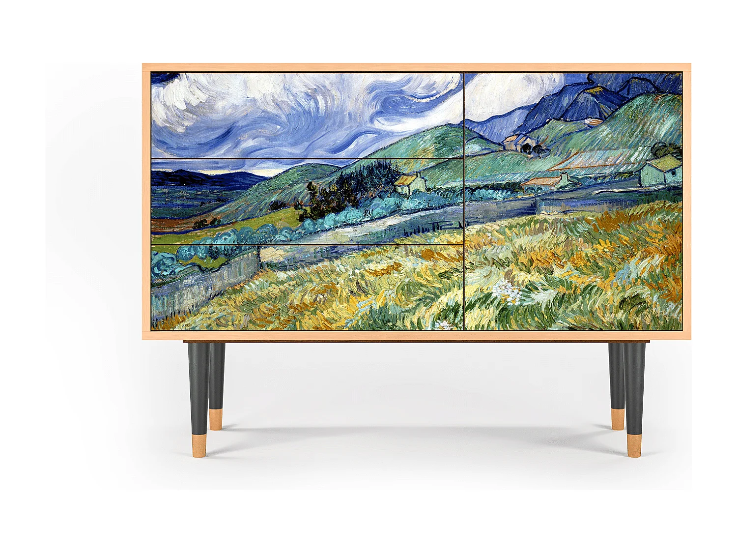 Credenza - 115х84х41 cm - S3 - Landscape, Noce
