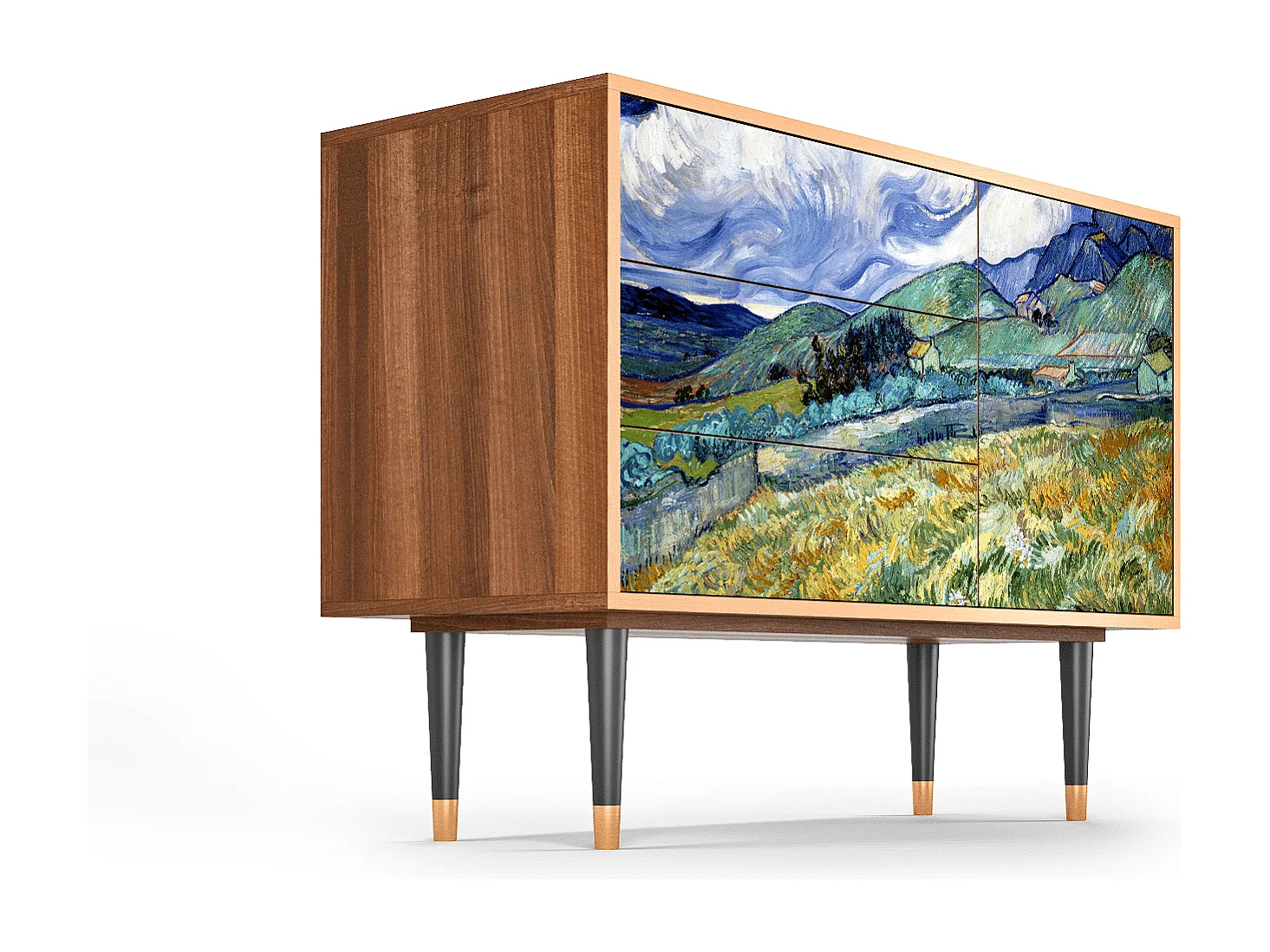 Credenza - 115х84х41 cm - S3 - Landscape, Noce