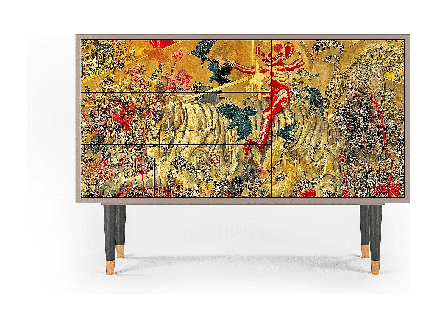Credenza - 115х84х41 cm - S3 - Blood by James Jean, Sabbia