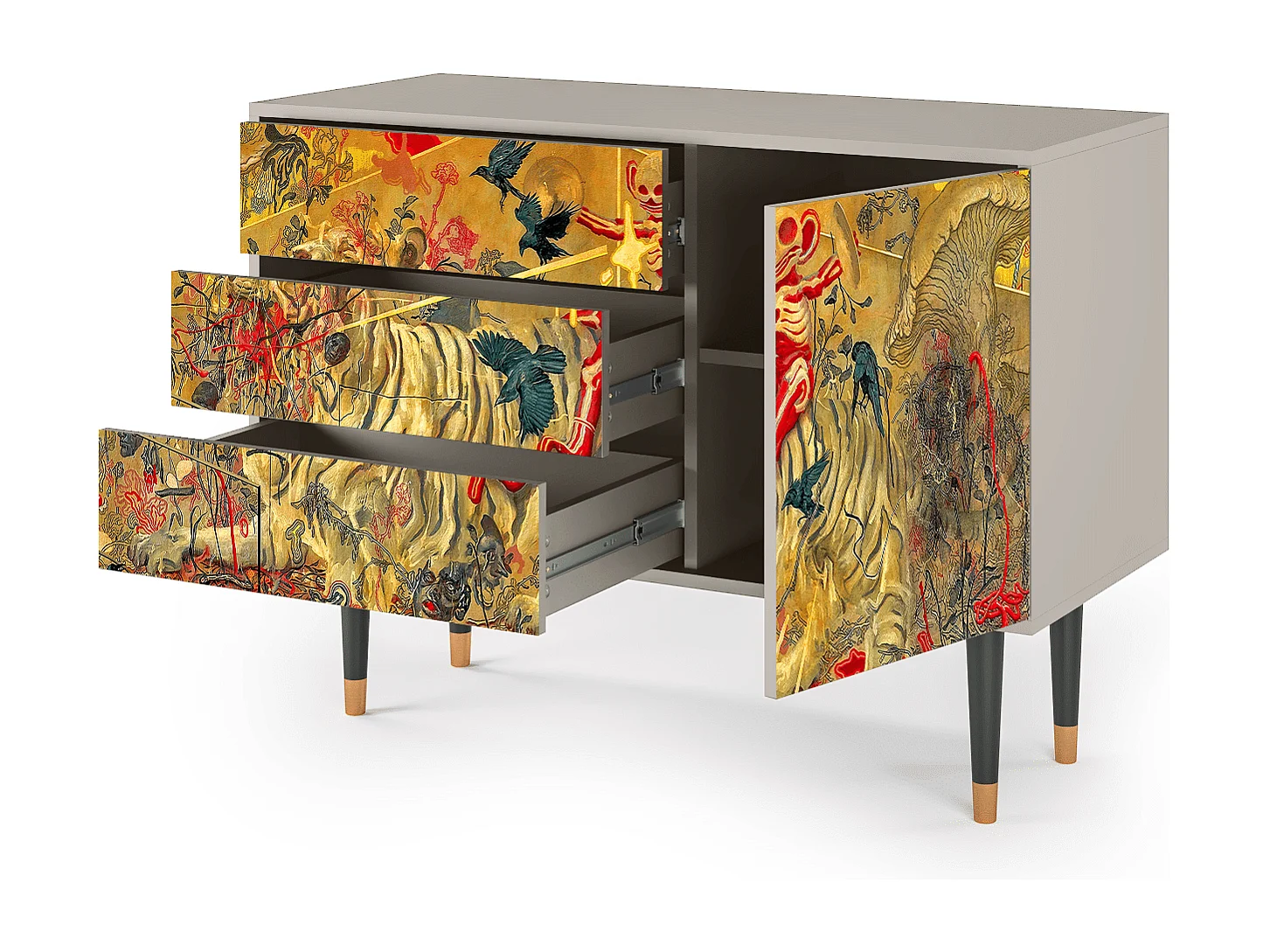 Credenza - 115х84х41 cm - S3 - Blood by James Jean, Sabbia