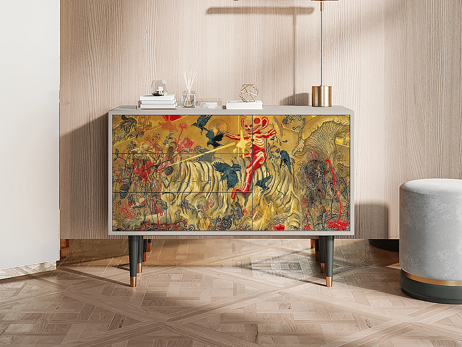 Credenza - 115х84х41 cm - S3 - Blood by James Jean, Sabbia