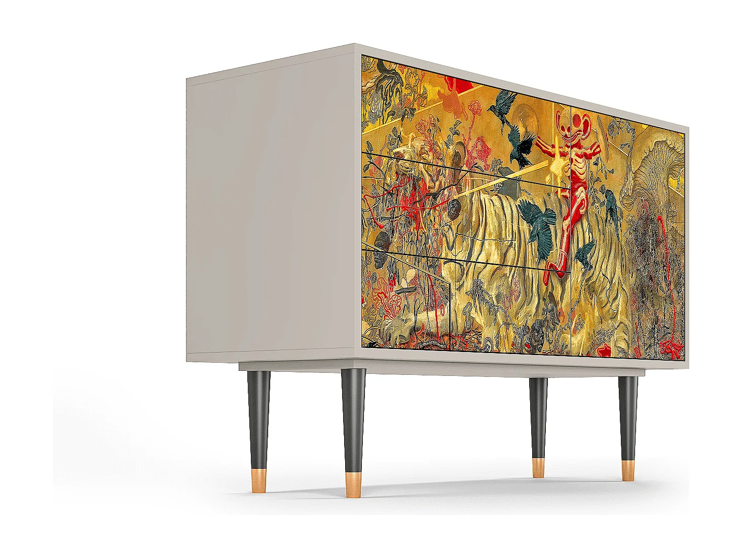 Credenza - 115х84х41 cm - S3 - Blood by James Jean, Sabbia