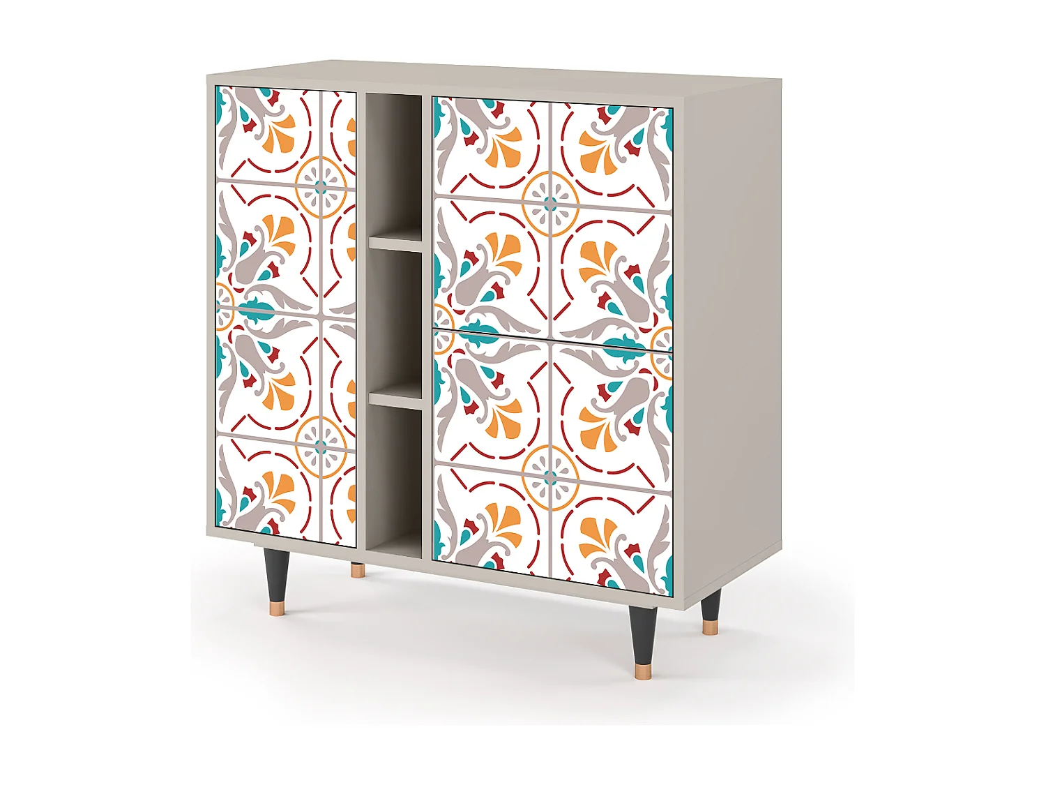 Sideboard - 94х96х41 cm - BS5 - Spring Ceramics, Sand