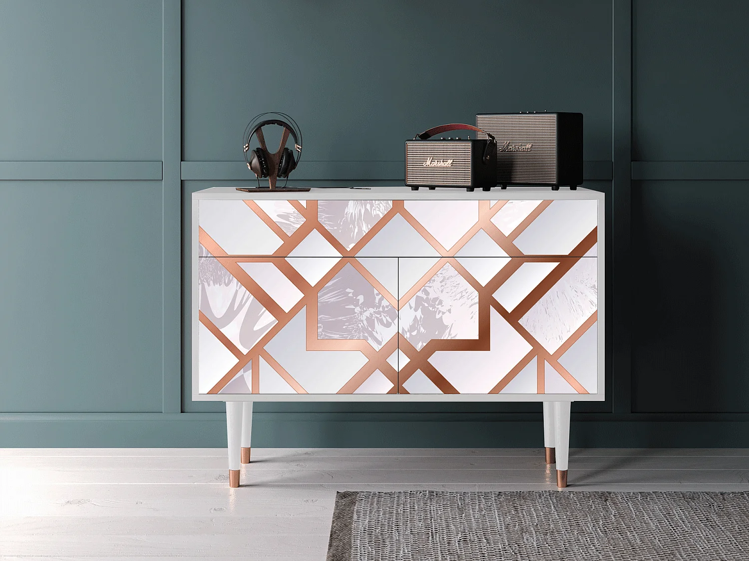 Buffet - 115x85x48 cm - BS4 - Pastel Fairytale, Blanc