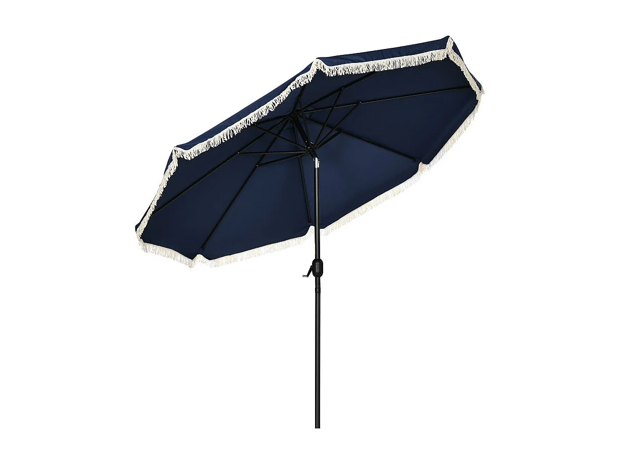 Parasol rond NIGHT bleu nuit