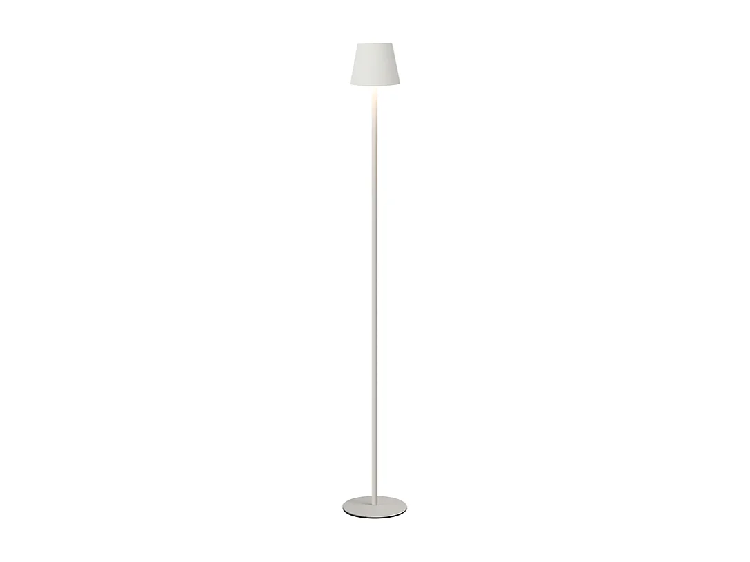 NETTLIFE LED Lampadaire Noir Moderne Dimmable 125cm 3 températures de couleur USB Salon