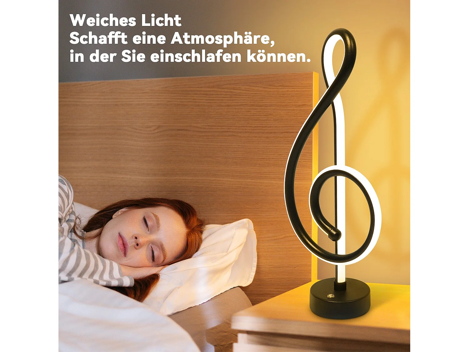 NETTLIFE Lampe de table LED sans fil tactile dimmable batterie noire avec USB rechargeable tactile dimmable