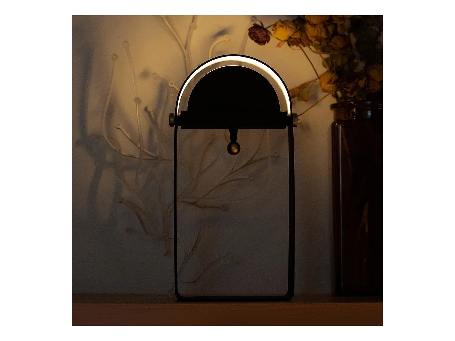 NETTLIFE Lampe de chevet LED avec fonction de charge lampe de table veilleuse portable luminosité réglable