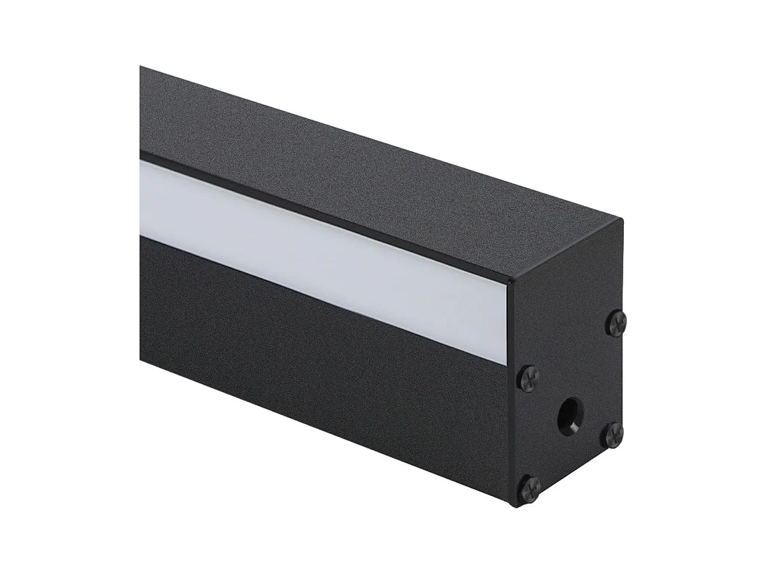 NETTLIFE 2 LED kinkiety nowoczesne wnętrze 100CM 34W korytarz góra dół ciepła biel czarny