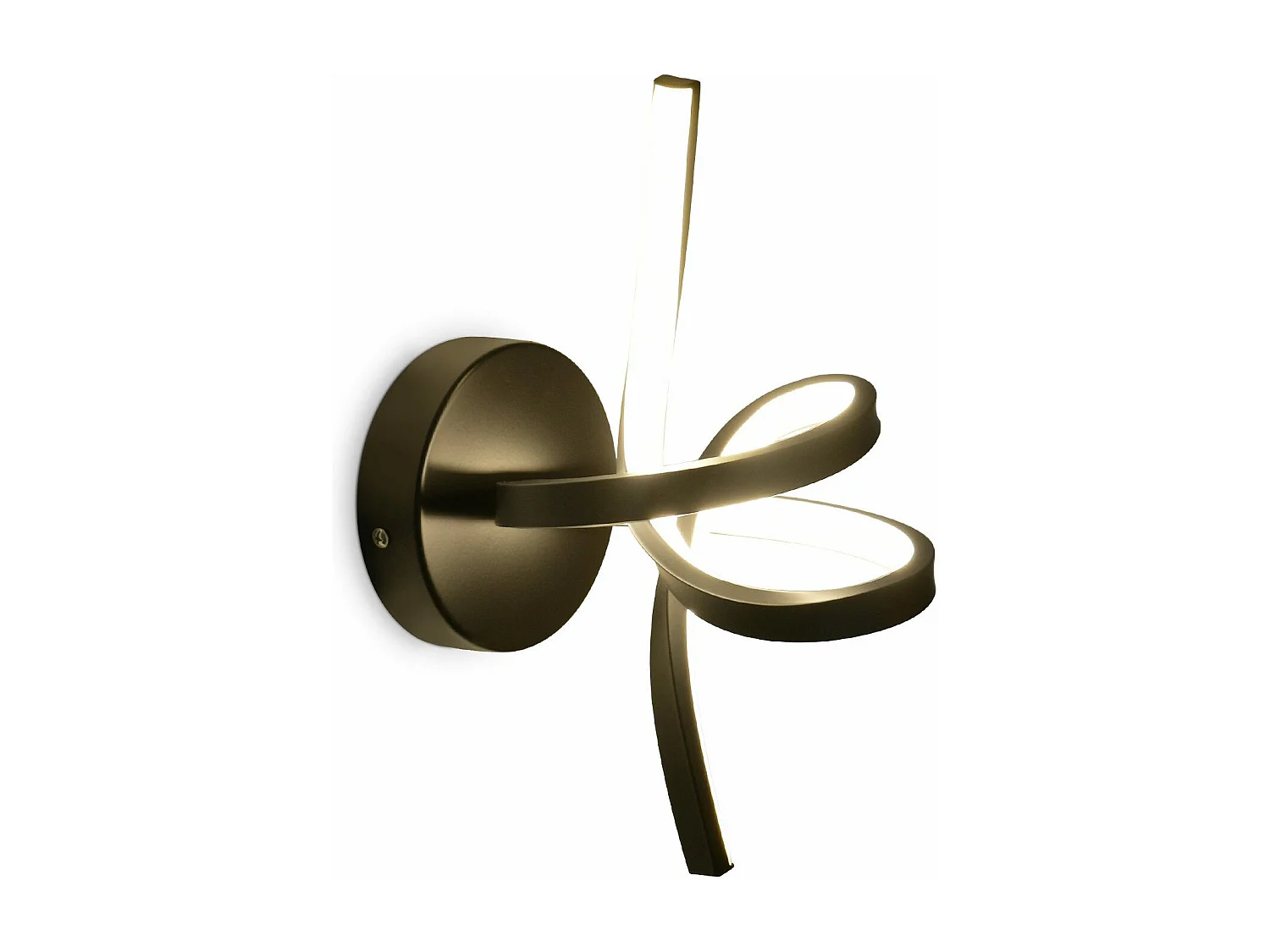 NETTLIFE Aplique de pared LED negro para interior, 7 W, blanco cálido, 3000 K, para escalera moderna, aluminio