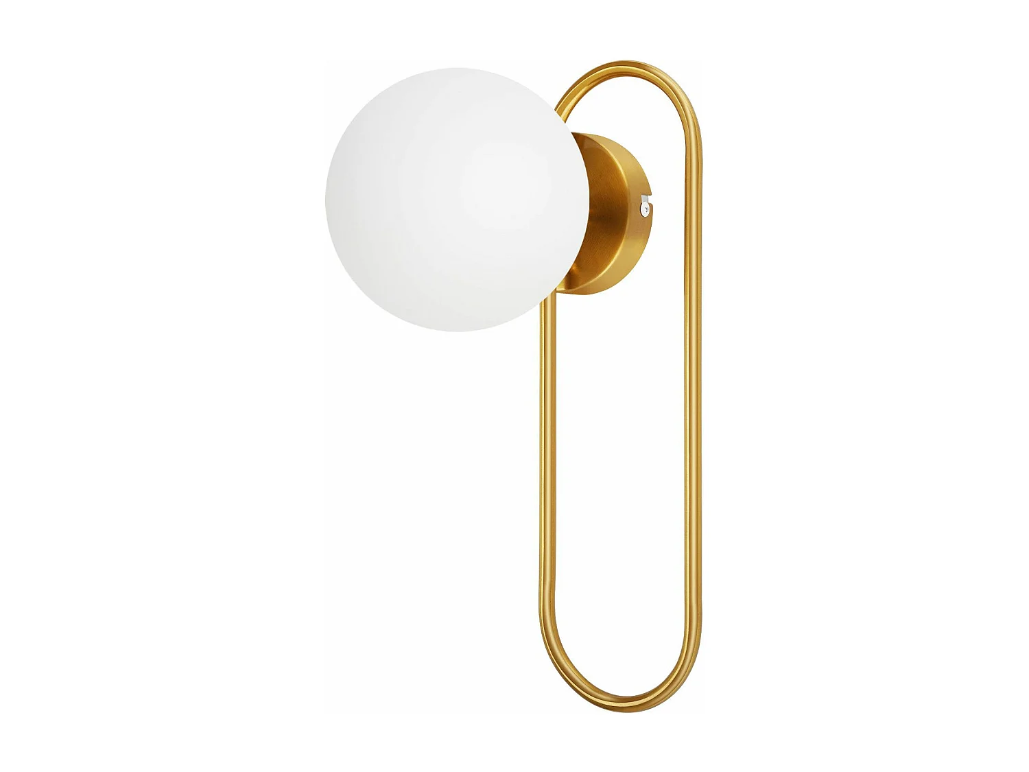 NETTLIFE Wewnętrzna lampa ścienna E14 Złota szklana kula Retro Nowoczesne oświetlenie ścienne do sypialni