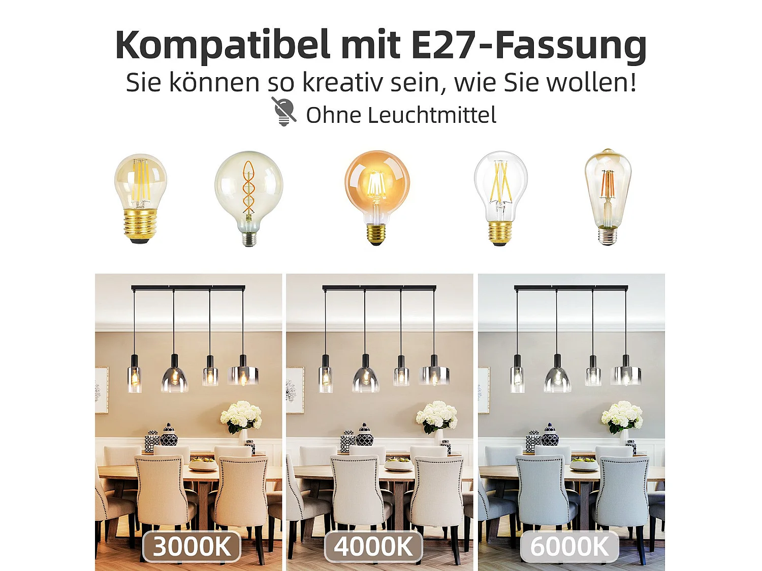 Vintage Eettafel Hanglamp Rookgrijs Glas E27 Hoogte Verstelbaar Voor Woonkamer