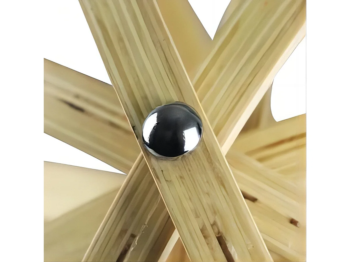 NETTLIFE Lustre en bois blanc, suspension Vinatge E27, style maison de campagne