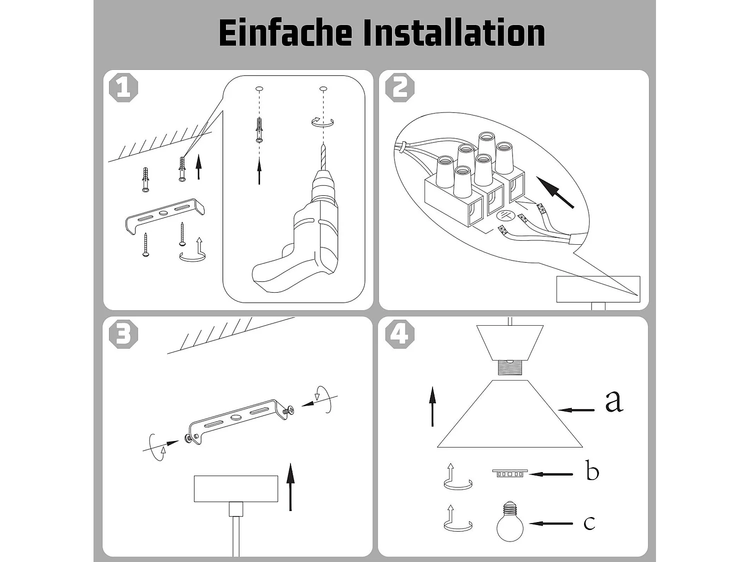 NETTLIFE Suspension Vintage Salle à Manger 2x Lampe Suspendue Noire Lampe Suspendue Industrielle E27 Métal Rétro