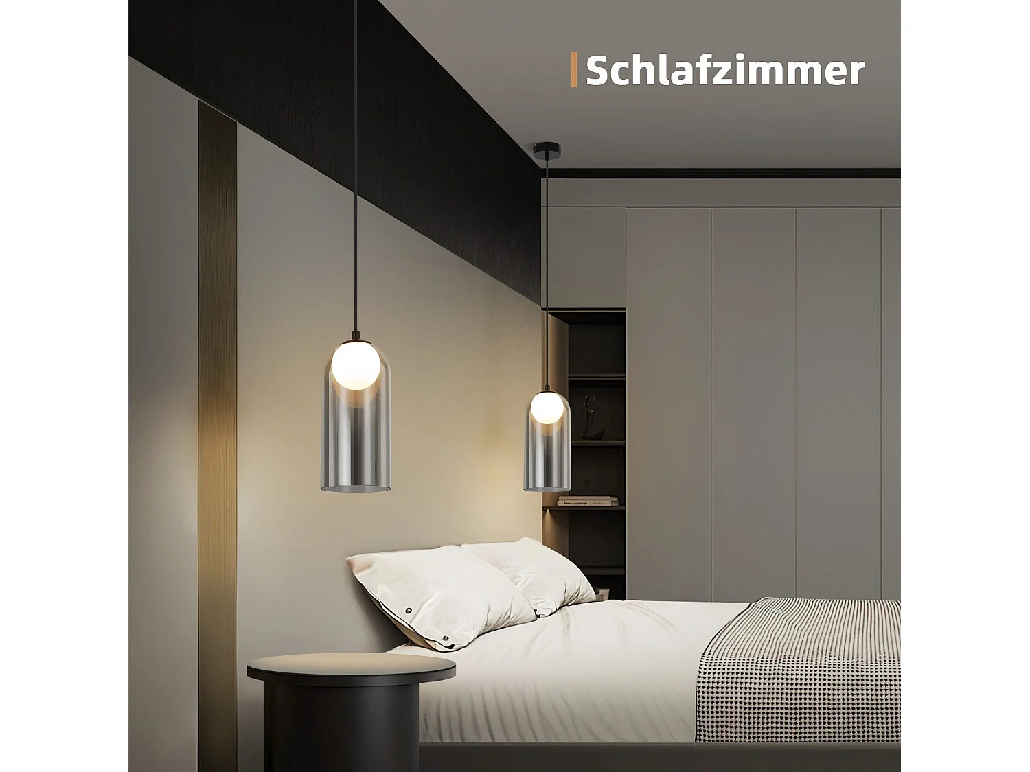 1e Vintage Hanglamp Voor Eettafel Smoky Grey G9 Ovaal Hoogte Verstelbaar Voor Woonkamer