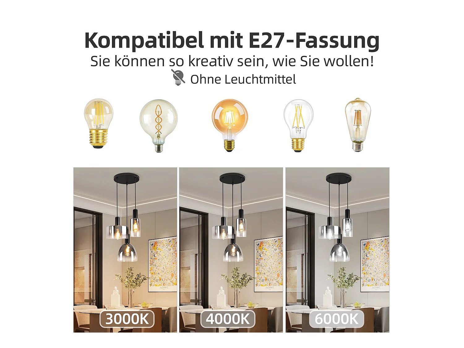 Lampe à Suspension Pour Table à Manger Vintage En Verre Gris Fumé E27 Réglable En Hauteur Pour Salon